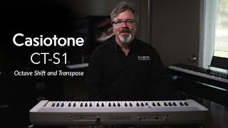 Casiotone CTS1 Switching Octaves and Transposition [upl. by Jonette]