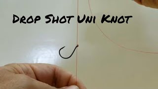 How to Tie Fishing Knot Drop Shot Knot  Union [upl. by Sivatnod]