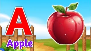 ABC Kids Learning Song A for Apple B for Ball  Kids Phonics Song  abclearningsongs [upl. by Robillard]