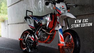 KTM EXC 450 Project  KTM Tuning Story Stuntriding [upl. by Aramak]