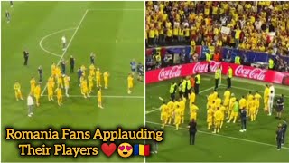 Watch As Romania Fans Applaud Their Players Despite Loss Vs Netherlands ❤️😍🇷🇴 [upl. by Otes]