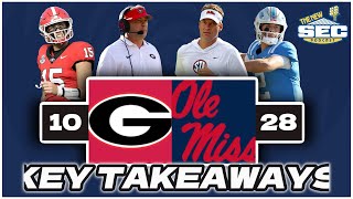 Key Takeaways from Georgia vs Ole Miss for Each Team  Week 11 College Football Reaction [upl. by Lyndel]