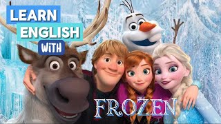 English Listen amp Learn  with Frozen Scene 📺❄️ [upl. by Riplex]