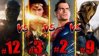 Whos Really the Most Powerful Hero in the DC Universe  Ranking All 76 Heroes in the DCEU [upl. by Soni]