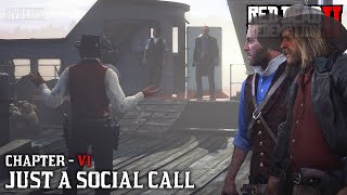 Just a Social Call  Chapter 6 Part 4  RDR 2 Walkthrough 61 reddeadredemption2story [upl. by Ydisac]