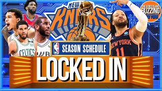 🚨KNICKS FULL NBA SCHEDULE REACTION Key Matchups 34 National Games 15 B2Bs Run Home NBA Cup [upl. by Solis]