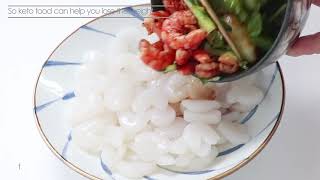 Konjac Noodles Diet Konjac Shrimp Vegan Food  Ketoslim Mo [upl. by Chao]