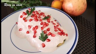 Chiles en Nogada  receta fácil para principiantes en la cocina  comida mexicana [upl. by Nylzzaj]