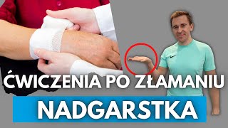 ĆWICZENIA PO ZŁAMANIU NADGARSTKA Łukasz Kot Fizjoidea [upl. by Vickey616]