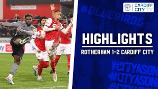 HIGHLIGHTS  ROTHERHAM vs CARDIFF CITY [upl. by Kailey403]