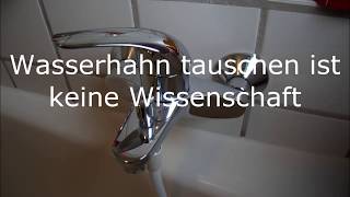 DIY Wasserhahn 🛁 auswechseln 🔧 kann jeder [upl. by Bertram]