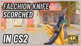 ★ CS2 Falchion Knife Scorched  CS2 Knife InGame Showcase 4K [upl. by Brause]