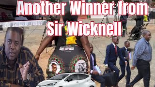 Lady Dancer At Mnangagwa Champion Milling inauguration gets Car Gift from Wicknell Chivayo [upl. by Eiramacissej]