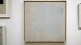 A new world after the Russian Revolution Malevich Suprematist Composition White on White [upl. by Milton]