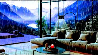 Stormy Window Rain Soothing Sounds for Stress Relief and Relaxation [upl. by Veronike506]