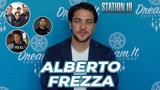 Alberto Frezza talks about his experience on Station 19 [upl. by Ardme]