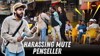 Harassing Mute Pen Seller Social Experiment  Dumb TV [upl. by Eirffej]