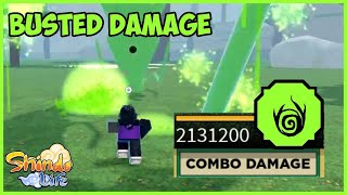 BUSTED ACID STYLE ELEMENT REWORK FULL SHOWCASE Shindo Life Roblox [upl. by Adnarem65]