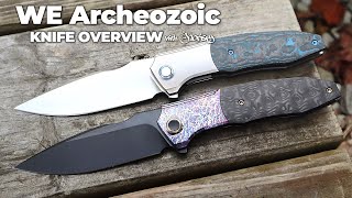 WE Archeozoic Folding Knife  5Minute Review  Atlantic Knife [upl. by Liagiba]