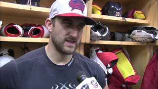 Post Game Interview 111415 Nick Foligno [upl. by Occer]