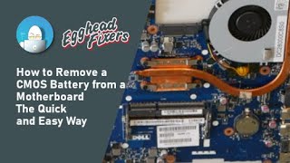 How to Remove a CMOS Battery from a Motherboard  The Quick and Easy Way [upl. by Dorran]