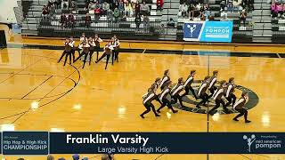 Franklin Varsity Pom High Kick 2024 [upl. by Allets]