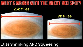 Urgent Update Jupiter’s Great Red Spot Is Shrinking AND Squeezing [upl. by Atirec]