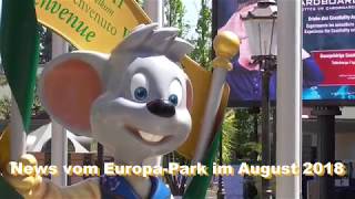 EuropaPark News im August 2018 [upl. by Llaccm]