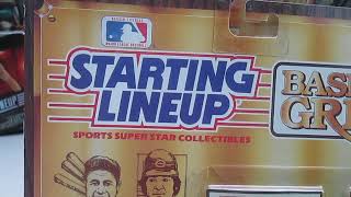 80s Toy Unboxing Review 89 Kenner Starting Lineup Baseball Greats Willie Stargell Roberto Clemente [upl. by Carlyn]