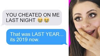 Funniest New Years Texts  NYE 2019 [upl. by Atnuahc]