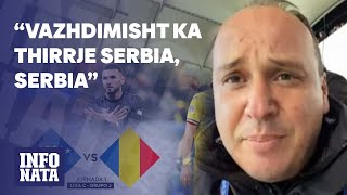 “Vazhdimisht ka thirrje Serbia Serbia” – Gazetari Lumi nga Rumania flet për ndeshjen me Kosovën [upl. by Almeria886]