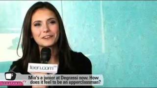 Nina Dobrev 2009 Interview with Teencom [upl. by Brenan800]