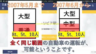 8t限定免許とは？マイクロバスは乗れる？限定解除するには？ [upl. by Ahsa228]