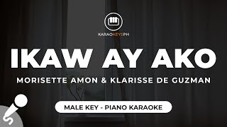 Ikaw Ay Ako  Morisette Amon amp Klarisse De Guzman Male Key  Piano Karaoke [upl. by Henrion407]