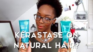 Kérastase on Natural Hair  Unboxing amp Review [upl. by Richella]