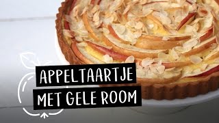 Recept  Appeltaartje met gele room  EEFSFOOD [upl. by Nicholas533]