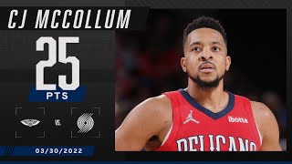 CJ McCollum scores 25 PTS in return to Portland [upl. by Aniret57]