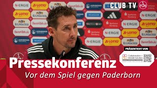 RELIVE Die PK vor dem Spiel gegen Paderborn [upl. by Prudi]