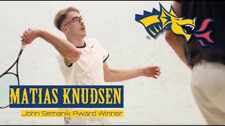 Drexels Best of Blue and Gold quotJohn Semanik Award Matias Knudsenquot [upl. by Iadrahc]