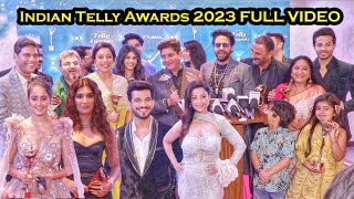 Indian Telly Awards 2023 FULL VIDEO  HarshadPranaliRupaliAyesha Singh Gaurav KNeil BAishwarya [upl. by Neerak897]