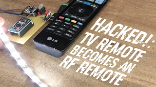 HACKED TV Remote becomes an RF Remote  nRF24L01 [upl. by Alexander]