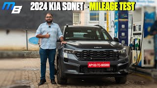 2024 Kia Sonet Diesel Automatic Mileage Test [upl. by Husain]