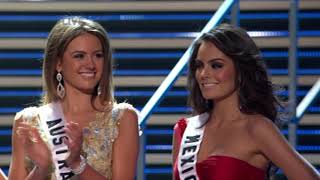 Top 5 Announcement 2010 Miss Universe [upl. by Calmas]