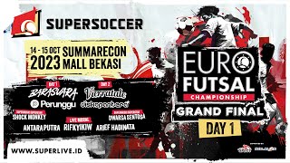 LIVE STREAMING SUPERSOCCER EURO FUTSAL CHAMPIONSHIP  GRAND FINAL DAY 1 [upl. by Notyarb]