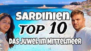 TOP 10  Die SCHÖNSTEN Orte amp Traumstrände in Sardinien  4K [upl. by Norod]