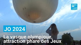 JO 2024  la vasque olympique attraction phare des Jeux • FRANCE 24 [upl. by Aldercy548]