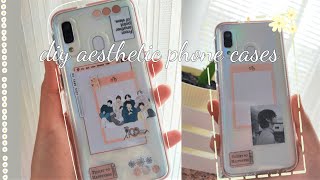 diy aesthetic phone case  kpop phone case ideas [upl. by Blackmun574]