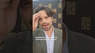 Sebastian Stan on receiving the Maverick Award at the 2024 SCAD Savannah Film Festival [upl. by Puna]