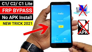 Mobiistar C1C2C1 Lite GOOGLEFRP BYPASS Without PC New Trick 2021 [upl. by Yesiad]