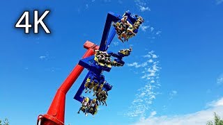 Power Surge offride 4K Tayto Park Emerald Park [upl. by Dupre]